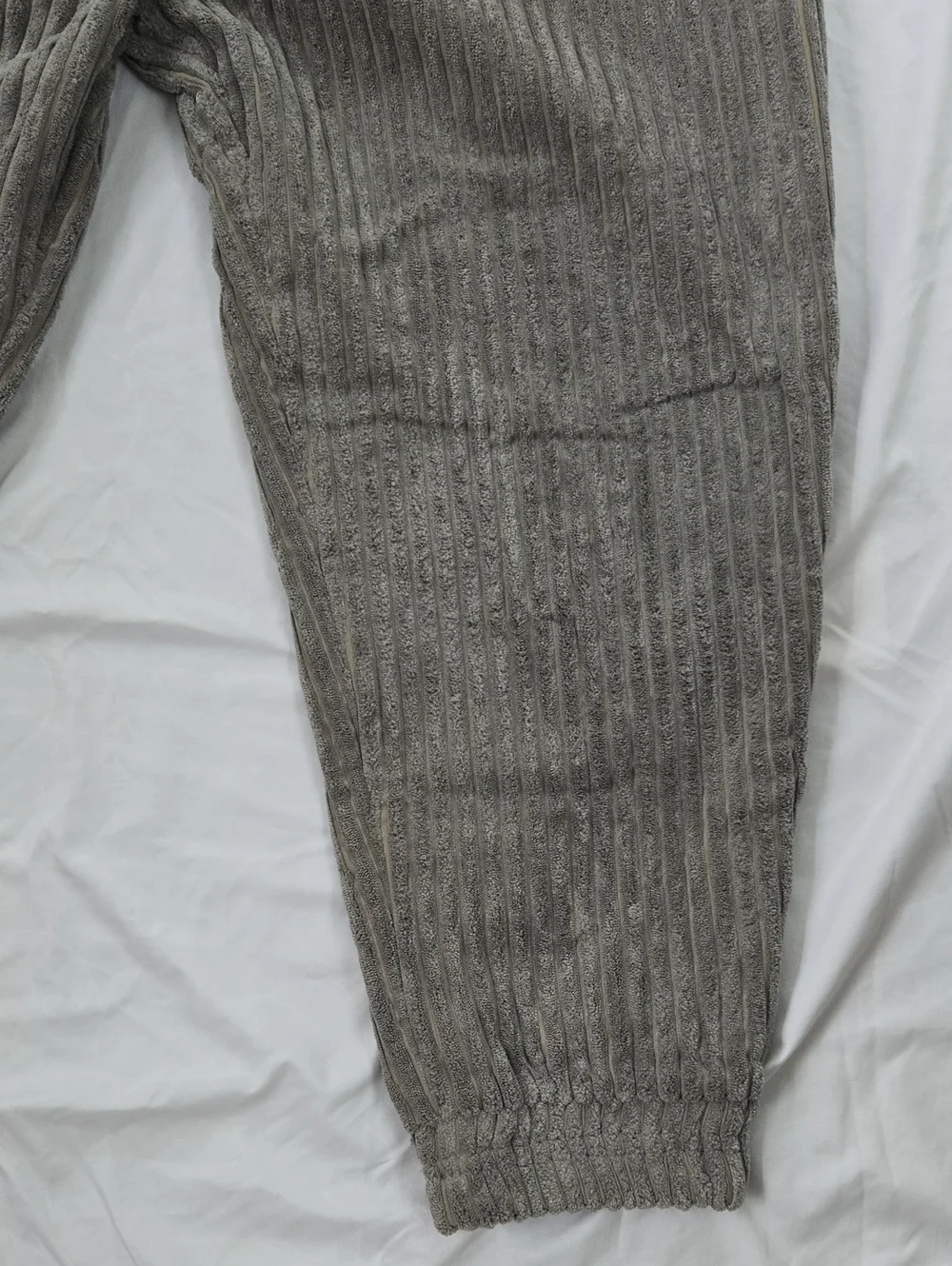 Men's/Unisex Japanese Style Grey Corduroy Street Style/Skater Pants Ankle Length